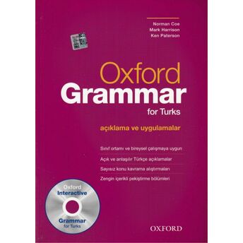 Oxford Grammar For Turks W/Cd Norman Coe