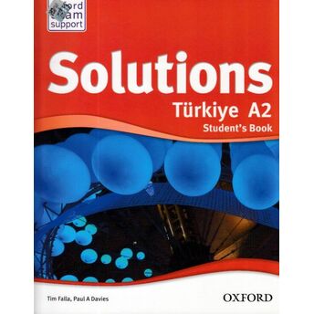 Oxford Solutions Türkiye A2 Student's Book Tim Falla Paul A Davies