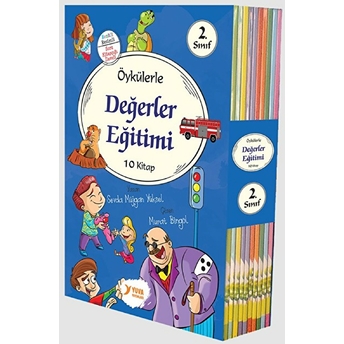 Öykülerle Değerler Eğitimi 2. Sınıflar Için 10 Kitap Set Kolektif