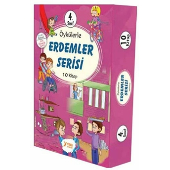 Öykülerle Erdemler Serisi 4.Sınıflar 10 Kitap Ülkü Duyşak