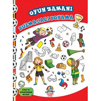 Oyun Zamanı Bulmacalı Boyama Kolektif