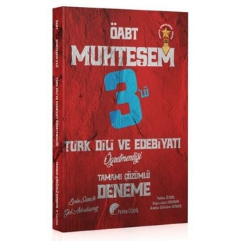 Özdil Akademi 2021 Öabt Türk Dili Ve Edebiyatı Muhteşem 3 Lü Deneme Çözümlü Yekta Özdil