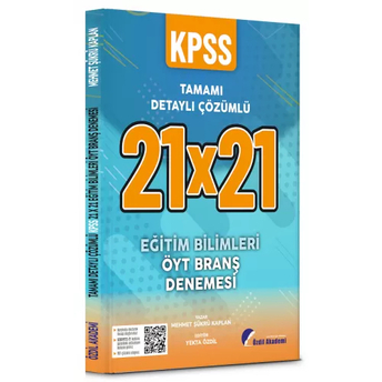 Özdil Akademi Yayınları Kpss Eğitim Bilimleri Öğretim Yöntem Teknikleri 21X21 Deneme Pdf Çözümlü Mehmet Şükrü Kaplan