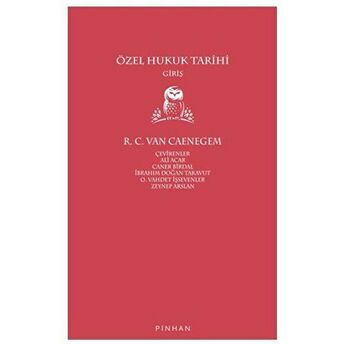 Özel Hukuk Tarihi R. C. Van Caenegem