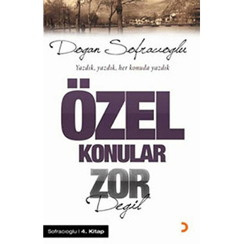 Özel Konular Zor Değil Doğan Sofracıoğlu