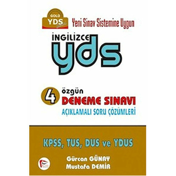 Özgün 4 Yds Ingilizce Deneme Sınavı Gürcan Günay