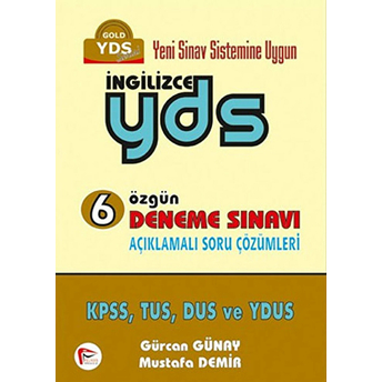 Özgün 6 Yds Ingilizce Deneme Sınavı Gürcan Günay