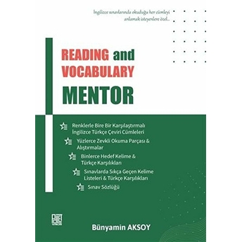 Palet Yayınları Reading And Vocabulary Mentor