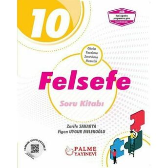 Palme 10.Sınıf Felsefe Soru Kitabı (Yeni) Zarife Sakarya , Figen Uygur Melekoğlu