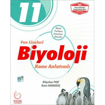 Palme 11.Sınıf Fen Liseleri Biyoloji Konu Anlatımlı (Yeni) Banu Karaağaç