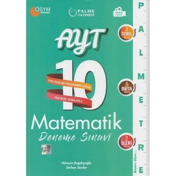 Palme 2021 Ayt Matematik 10 Deneme Sınavı Hüseyin Buğdayoğlu,Serhan Serdar