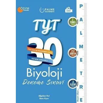 Palme 2021 Tyt Biyoloji 30 Deneme Sınavı Bilgehan Peri, Banu Kıyıcı