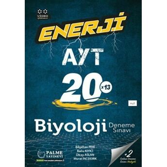 Palme 2022 Ayt Biyoloji Enerji 20 Deneme Komisyon