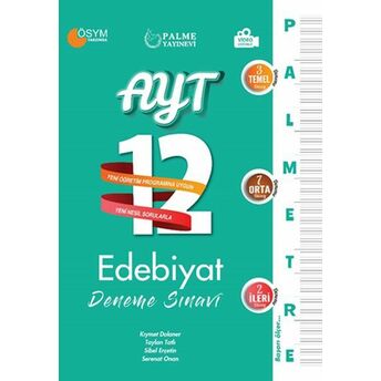 Palme 2022 Palmetre Ayt Edebiyat 12 Deneme Sınavı Komisyon