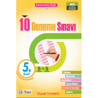 Palme 5. Sınıf 10 Deneme Sınavı