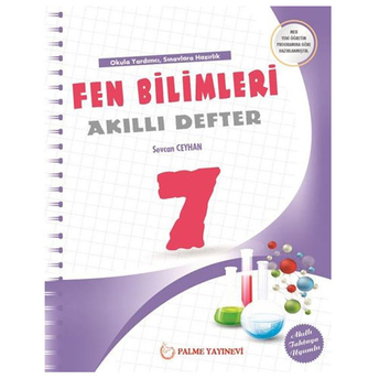 Palme 7. Sınıf Fen Bilimleri Akıllı Defter