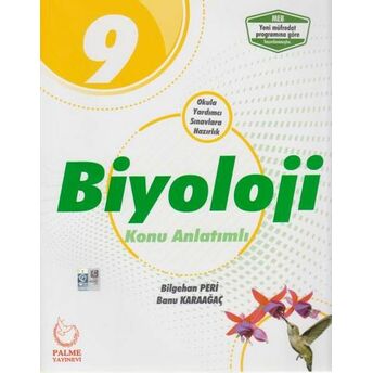 Palme 9. Sınıf Biyoloji Konu Anlatımlı (Yeni) Banu Karaağaç