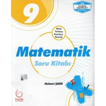 Palme 9. Sınıf Matematik Soru Kitabı (Yeni) Mehmet Şahin