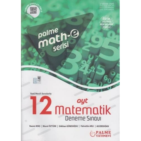 Palme Ayt Matematik 12 Deneme Sınavı