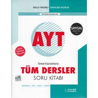 Palme Ayt Sayısal Temel Kavramlarla Tüm Dersler Soru Kitabı Kolektif