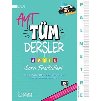 Palme Ayt Sayısal Tüm Dersler Aylık Soru Fasikülleri