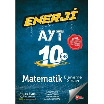 Palme Enerji Ayt Matematik 10 Deneme Sınavı