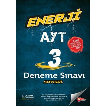 Palme Enerji Ayt Sayısal 3 Deneme Sınavı Komisyon