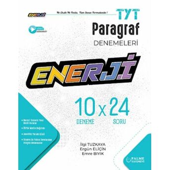 Palme Enerji Tyt Paragraf 10 Deneme Sınavı Komisyon