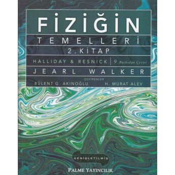 Palme Fiziğin Temelleri 2. Kitap (Yeni) Jearl Walker