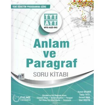 Palme Tyt-Ayt Anlam Ve Paragraf Soru Kitabı (Yeni) Taylan Tatlı