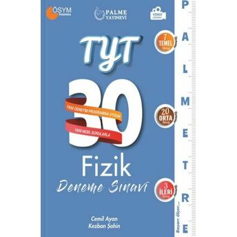 Palme Tyt Fizik Palmetre 30 Deneme Sınavı