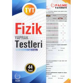 Palme Tyt Fizik Yaprak Testleri (Yeni) Kolektif