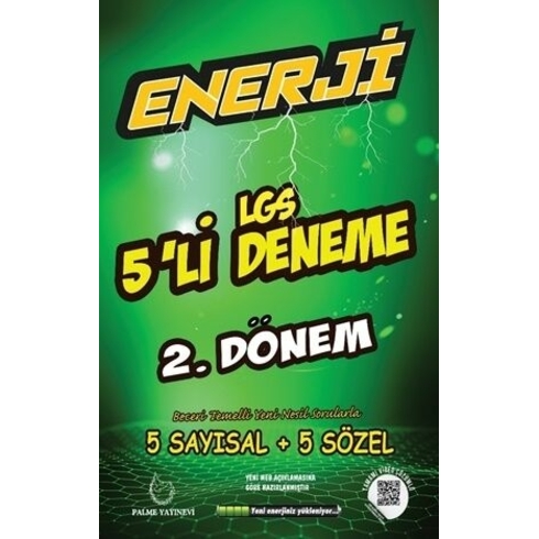 Palme Yayıncılık 8. Sınıf Enerji Lgs 5'Li 2.Dönem Deneme