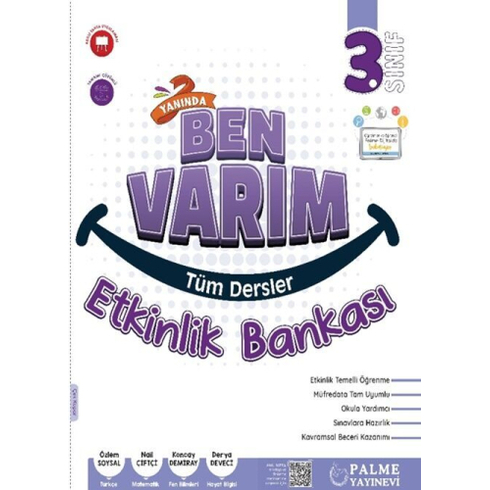 Palme Yayınları 3. Sınıf Tüm Dersler Ben Varım Etkinlik Bankası Nail Çiftçi