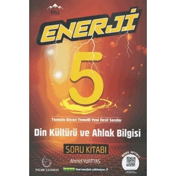 Palme Yayınları 5. Sınıf Din Kültürü Ve Ahlak Bilgisi Enerji Soru Kitabı Ahmet Yurttaş