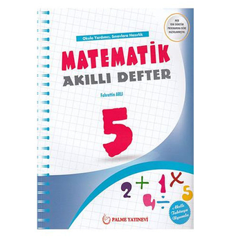 Palme Yayınları 5. Sınıf Matematik Akıllı Defter Fahrettin Arlı