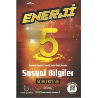 ​Palme Yayınları 5. Sınıf Sosyal Bilgiler Enerji Soru Kitabı Ali Kaya