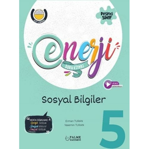 Palme Yayınları 5. Sınıf Sosyal Bilgiler Enerji Soru Kitabı Erman Turan