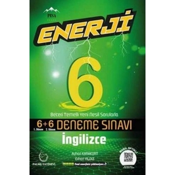 Palme Yayınları 6. Sınıf Enerji Ingilizce 6 6 Deneme Sınavı Komisyon