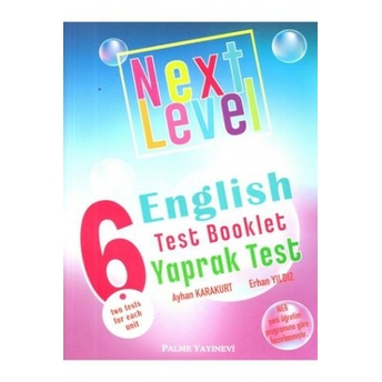 Palme Yayınları 6. Sınıf Next Level English Practice Test Booklet Komisyon