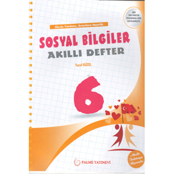 Palme Yayınları 6. Sınıf Sosyal Bilgiler Akıllı Defter Yusuf Güzel