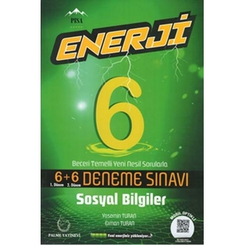 Palme Yayınları 6. Sınıf Sosyal Bilgiler Enerji 6 6 Deneme Sınavı Erman Turan