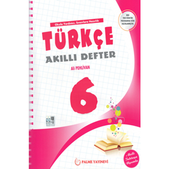 Palme Yayınları 6. Sınıf Türkçe Akıllı Defter Ali Pehlivan