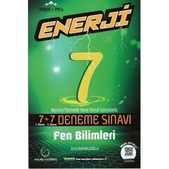 Palme Yayınları 7. Sınıf Fen Bilimleri Enerji 7 7 Deneme Sınavı Ümit Baraklıoğlu