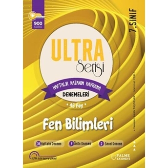 Palme Yayınları 7. Sınıf Fen Bilimleri Ultra Haftalık Kazanım Kavrama 45 Deneme Yasemin Ayan Taşdemir