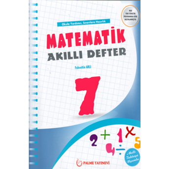 Palme Yayınları 7. Sınıf Matematik Akıllı Defter Komisyon