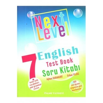 Palme Yayınları 7. Sınıf Next Level English Test Book Soru Kitabı Ayhan Karakurt