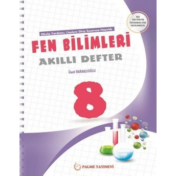 Palme Yayınları 8. Sınıf Fen Bilimleri Akıllı Defter Komisyon