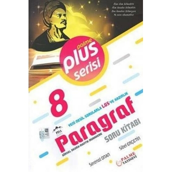 Palme Yayınları 8. Sınıf Lgs Paragraf Plus Serisi Soru Kitabı Sibel Erçetin