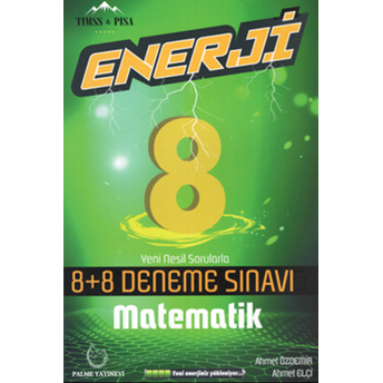 Palme Yayınları 8. Sınıf Matematik Enerji 8 8 Deneme Sınavı Komisyon